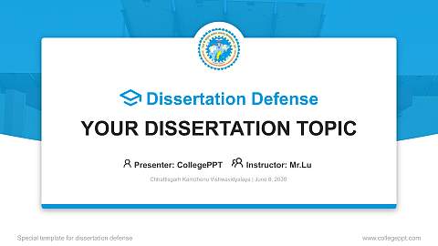 Chhattisgarh Kamdhenu Vishwavidyalaya Graduation Thesis Defense PPT Template