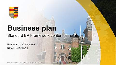 Nyenrode Business University Competition/Entrepreneurship Contest PPT Template