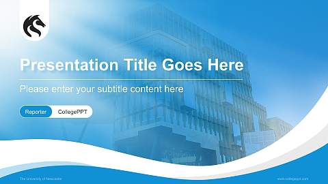 The University of Newcastle Lecture Sharing and Networking Event PPT Template