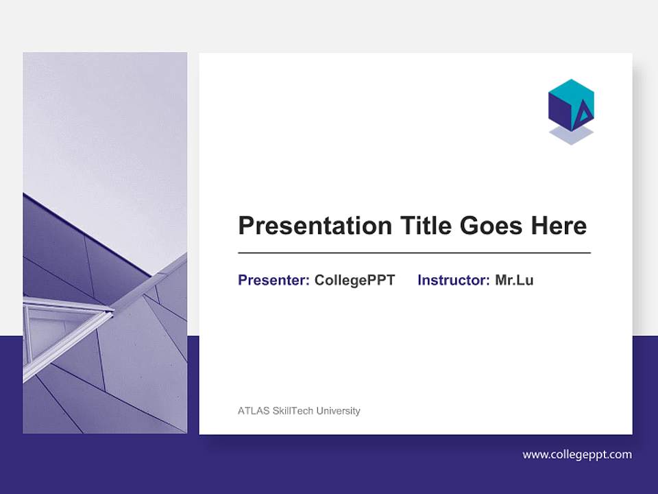 ATLAS SkillTech University General Purpose PPT Template4:3 ratio PPT effect preview image6