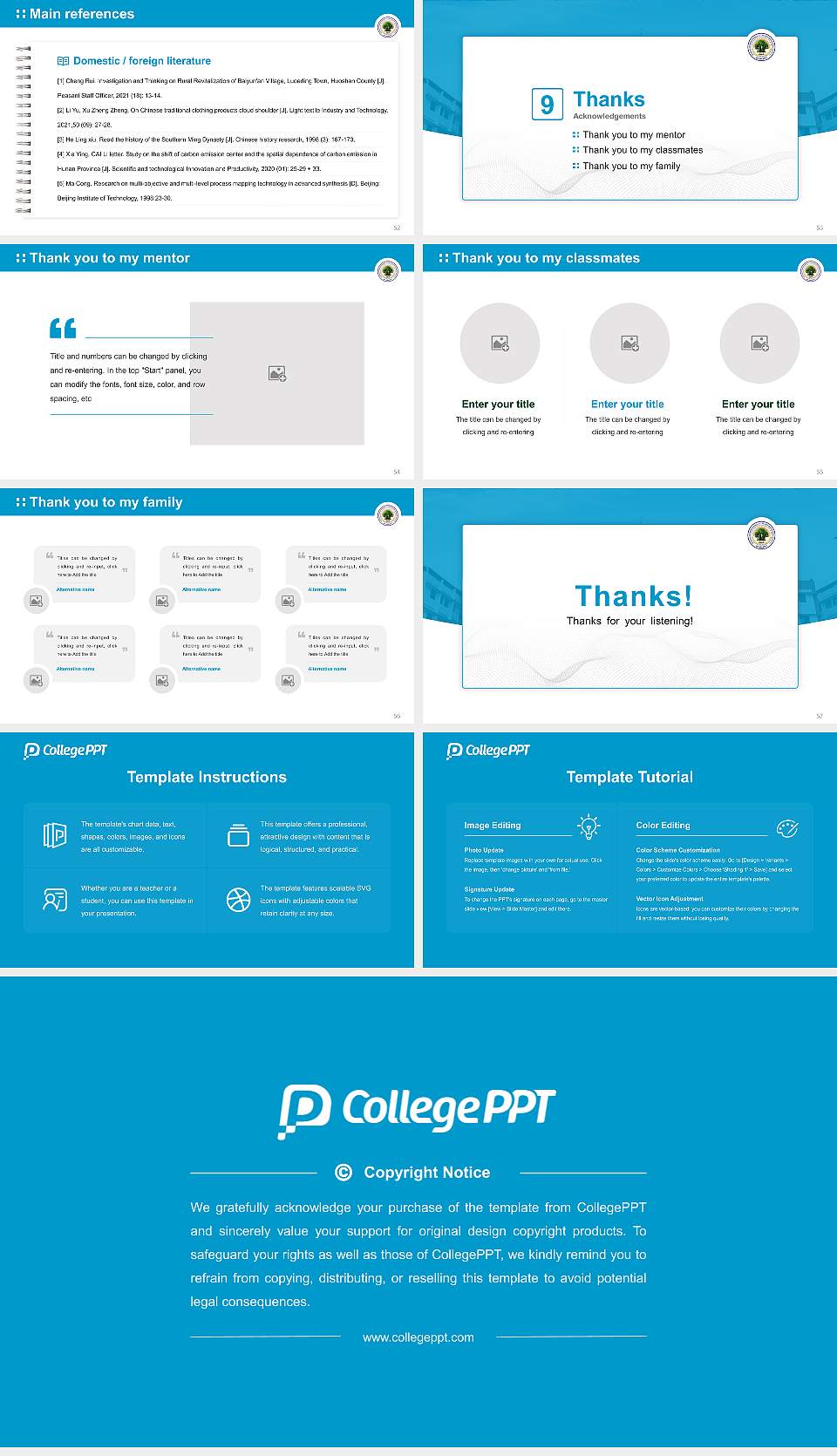 Atal Bihari Vajpayee Vishwavidyalaya Graduation Thesis Defense PPT Template16:9 ratio PPT effect preview image7