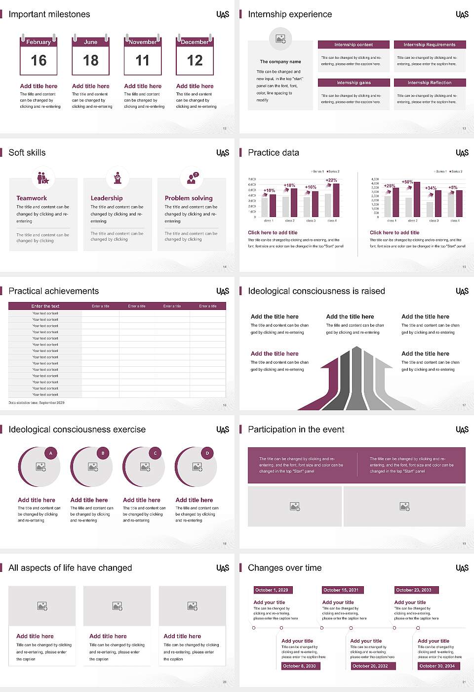 University of the Arts Singapore National Scholarship Defense PPT Template16:9 ratio PPT effect preview image3