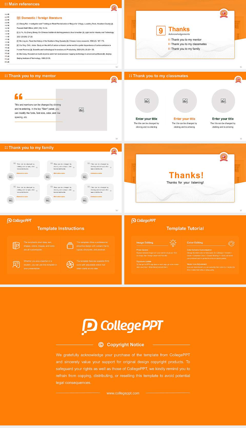 Atal Bihari Vajpai Hindi Vishwavidyalaya Graduation Thesis Defense PPT Template16:9 ratio PPT effect preview image7