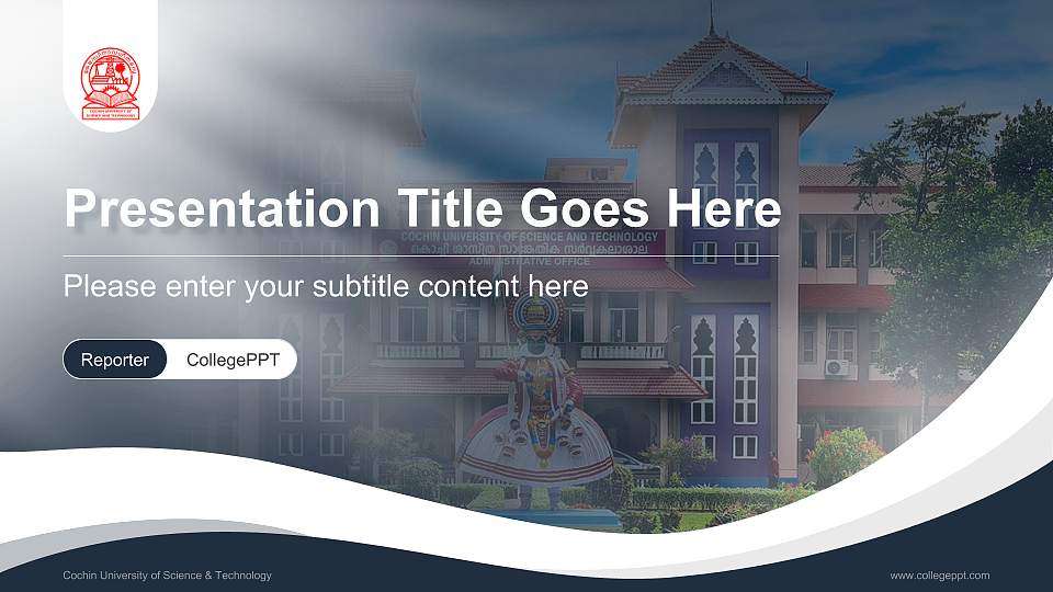 Cochin University of Science & Technology Lecture Sharing and Networking Event PPT Template16:9 ratio PPT effect preview image
