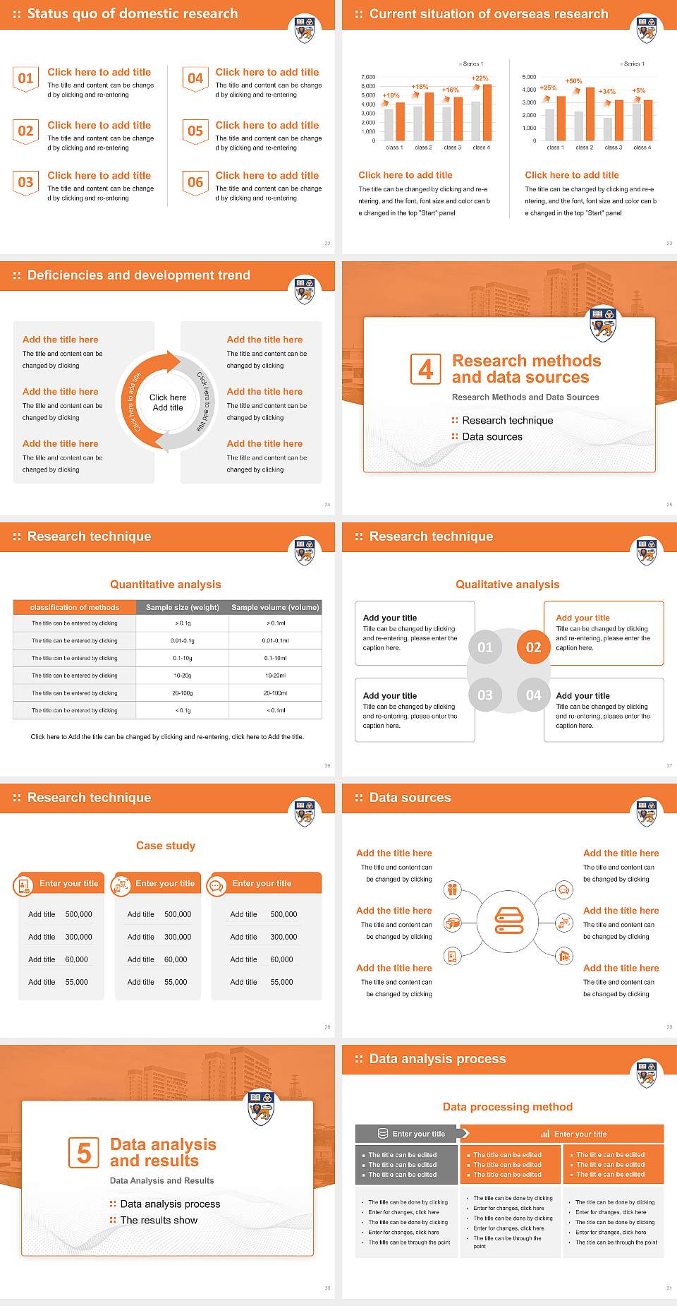 National University of Singapore Graduation Thesis Defense PPT Template4:3 ratio PPT effect preview image4