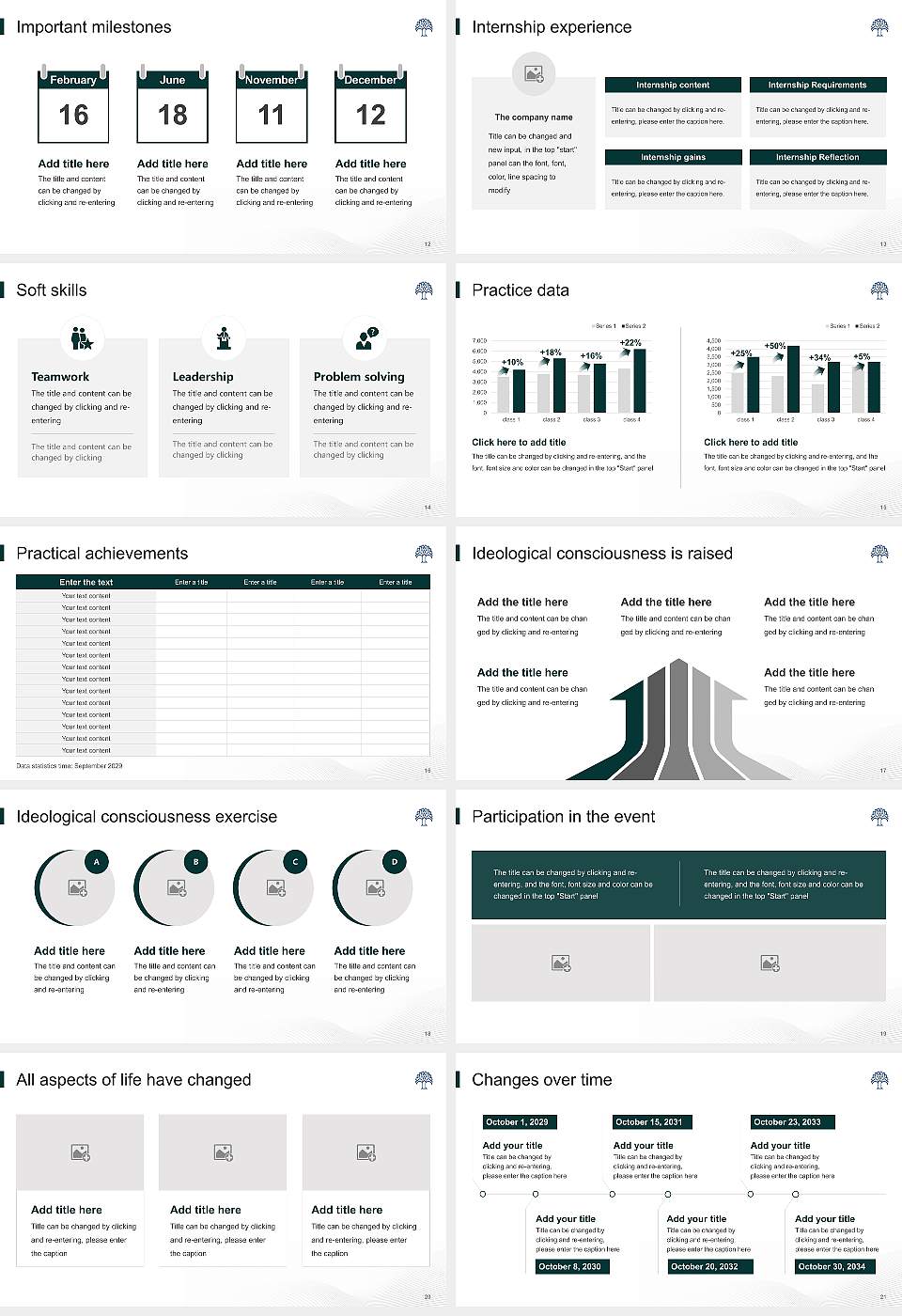Notenboom Business School National Scholarship Defense PPT Template16:9 ratio PPT effect preview image3