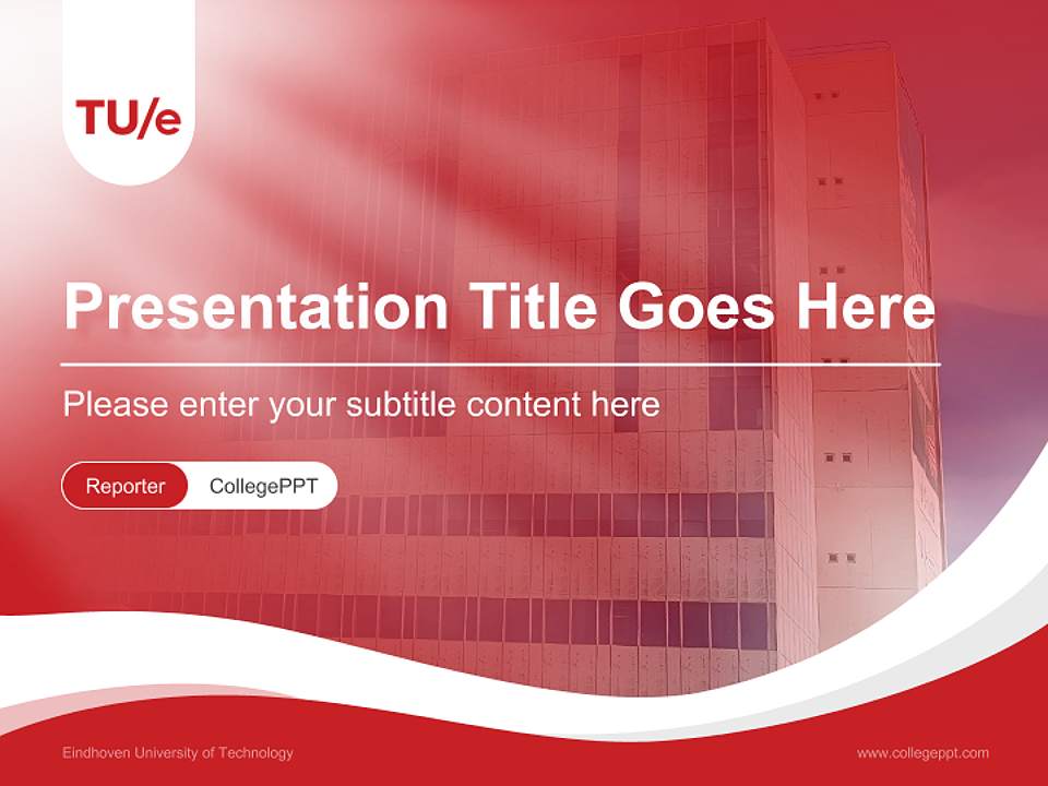 Eindhoven University of Technology Lecture Sharing and Networking Event PPT Template4:3 ratio PPT effect preview image4