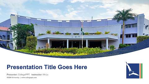 ASBM University Course/Courseware Creation PPT Template