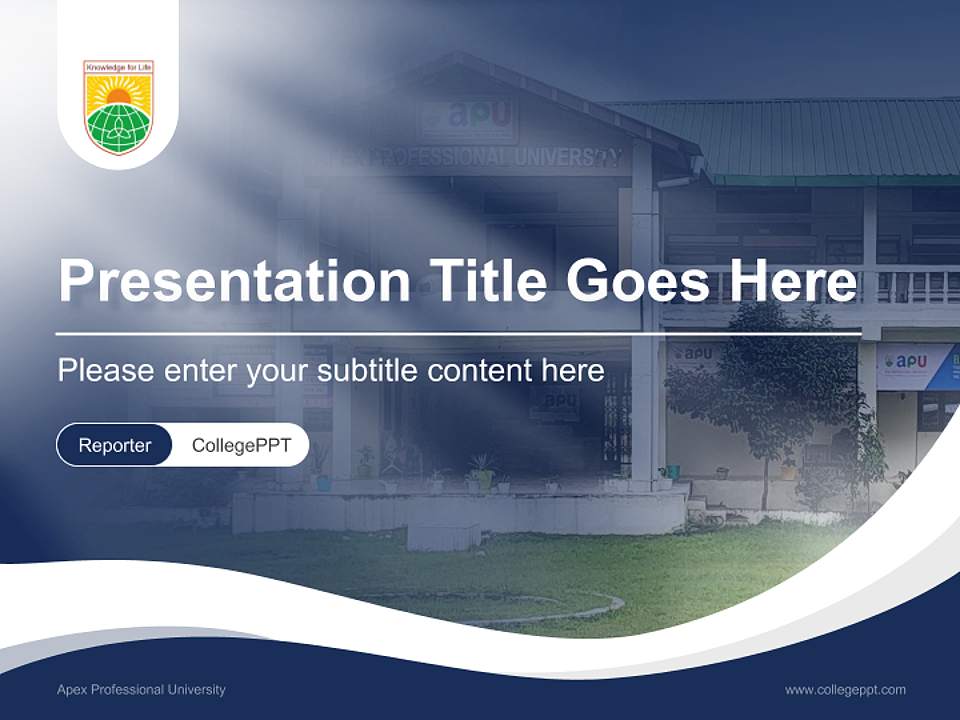 Apex Professional University Lecture Sharing and Networking Event PPT Template4:3 ratio PPT effect preview image4