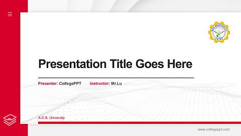 A.K.S. University Thesis Proposal/Graduation Defense PPT Template