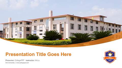 Arni University Course/Courseware Creation PPT Template