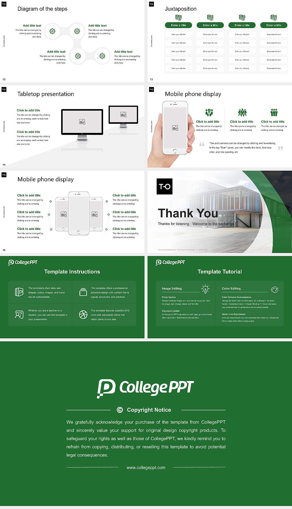 Toi Ohomai Institute of Technology Competition/Entrepreneurship Contest PPT Template16:9 ratio PPT effect preview image9