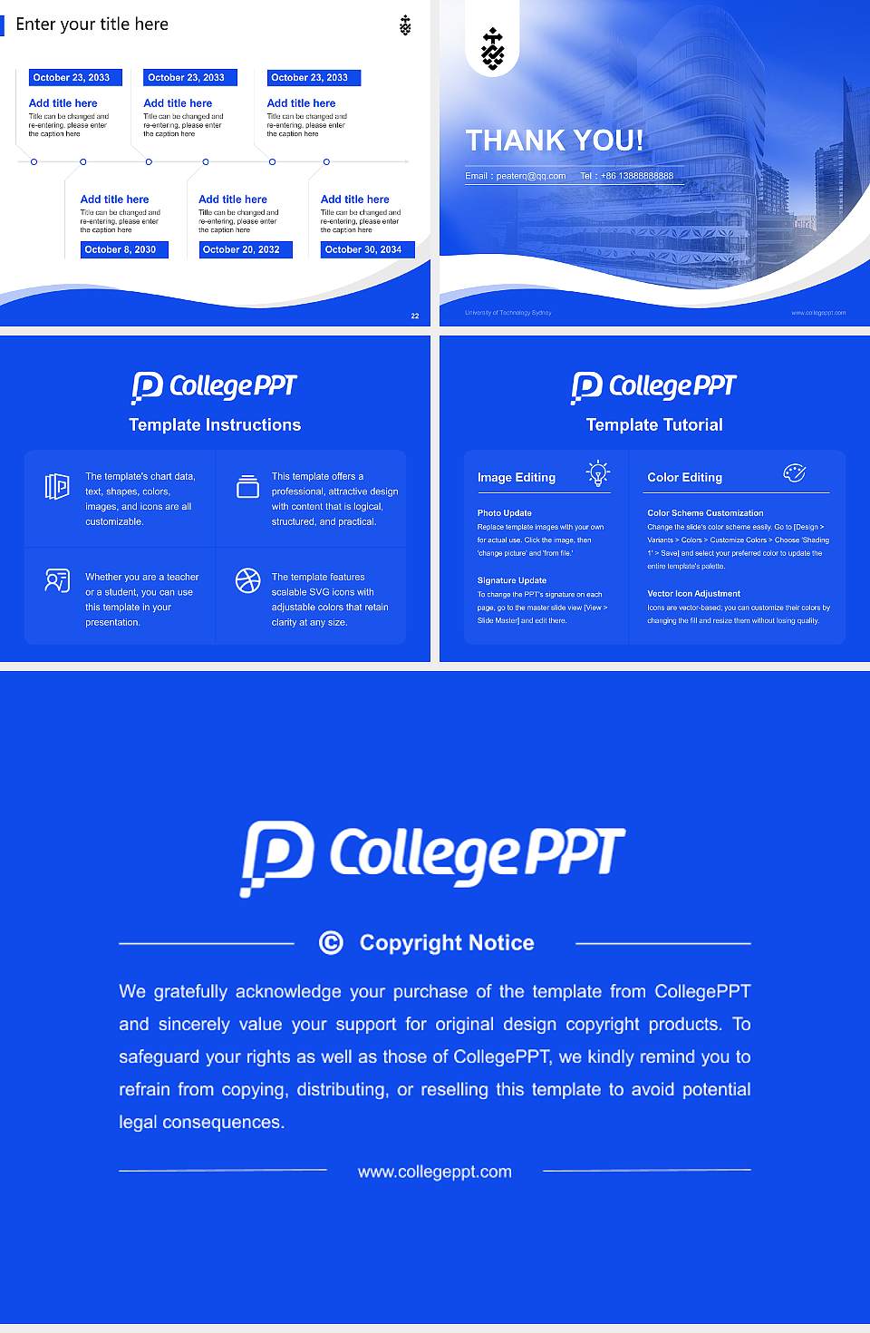 University of Technology Sydney Lecture Sharing and Networking Event PPT Template4:3 ratio PPT effect preview image4