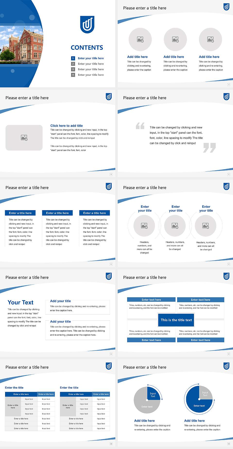 University of South Australia Course/Courseware Creation PPT Template4:3 ratio PPT effect preview image2