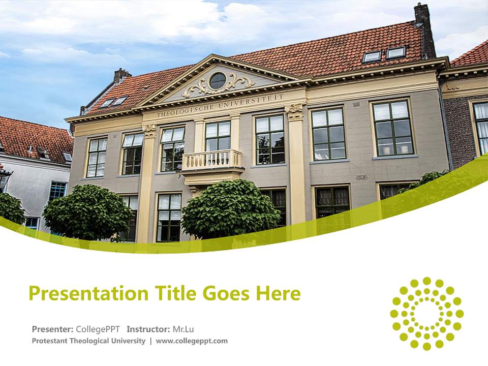 Protestant Theological University Course/Courseware Creation PPT Template4:3 ratio PPT effect preview image5