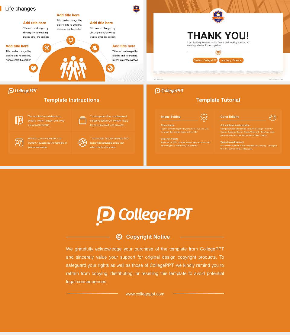 Arni University National Scholarship Defense PPT Template16:9 ratio PPT effect preview image4