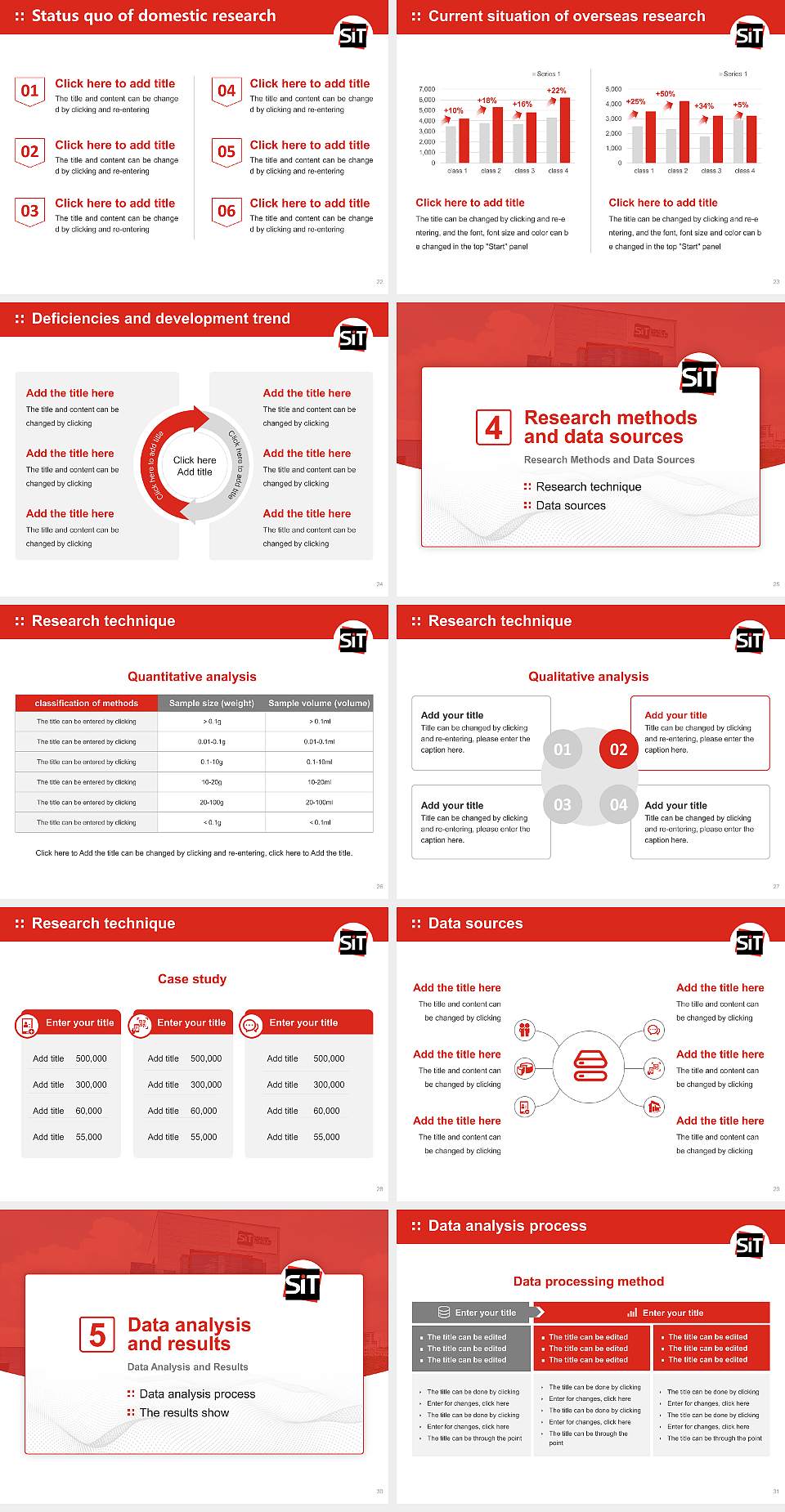 Singapore Institute of Technology Graduation Thesis Defense PPT Template4:3 ratio PPT effect preview image4