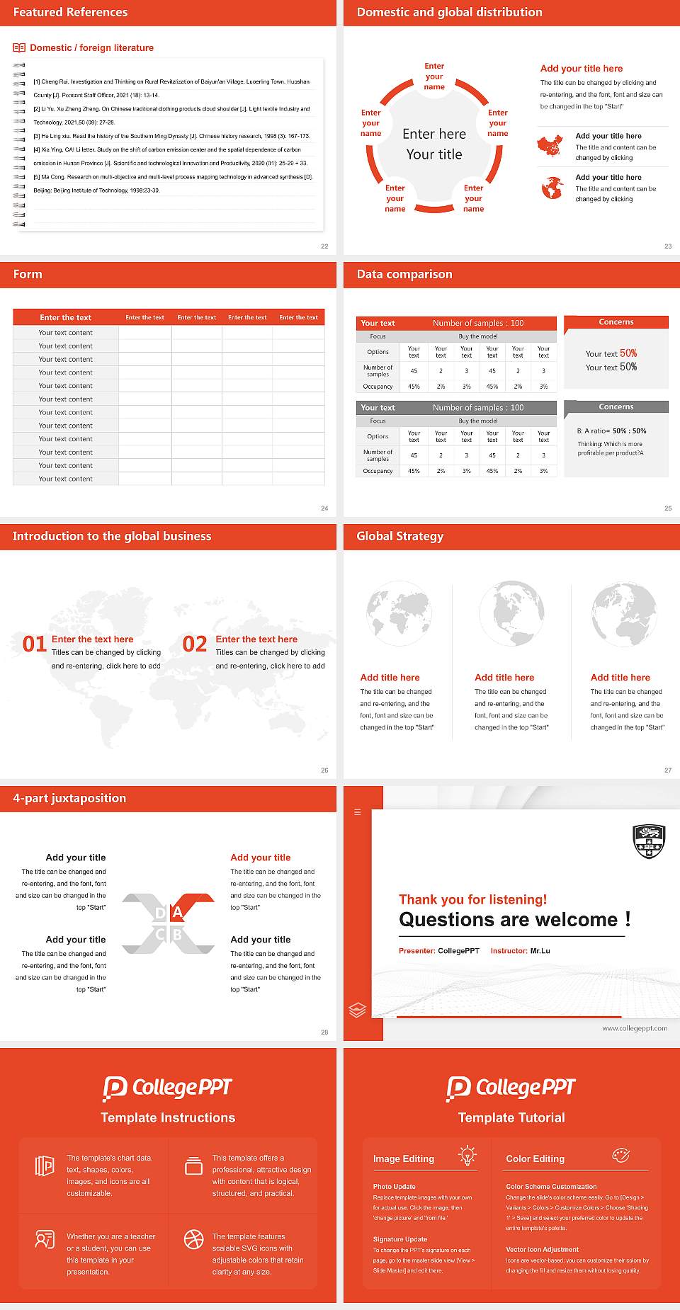 The University of Sydney Thesis Proposal/Graduation Defense PPT Template4:3 ratio PPT effect preview image4