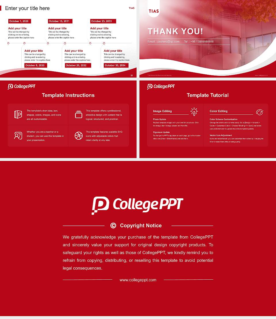 TIAS School for Business and Society Lecture Sharing and Networking Event PPT Template16:9 ratio PPT effect preview image4