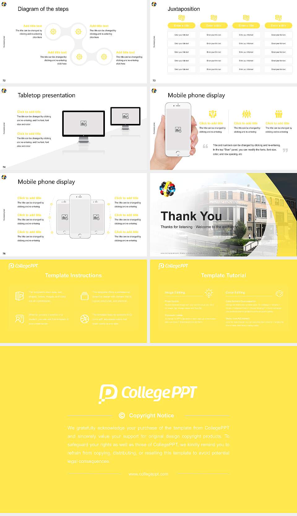 Waikato Institute of Technology Competition/Entrepreneurship Contest PPT Template16:9 ratio PPT effect preview image9