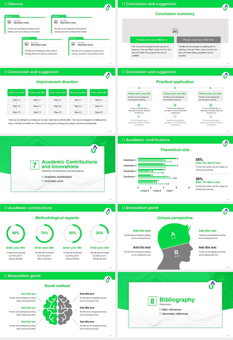 Atria University Graduation Thesis Defense PPT Template16:9 ratio PPT effect preview image6