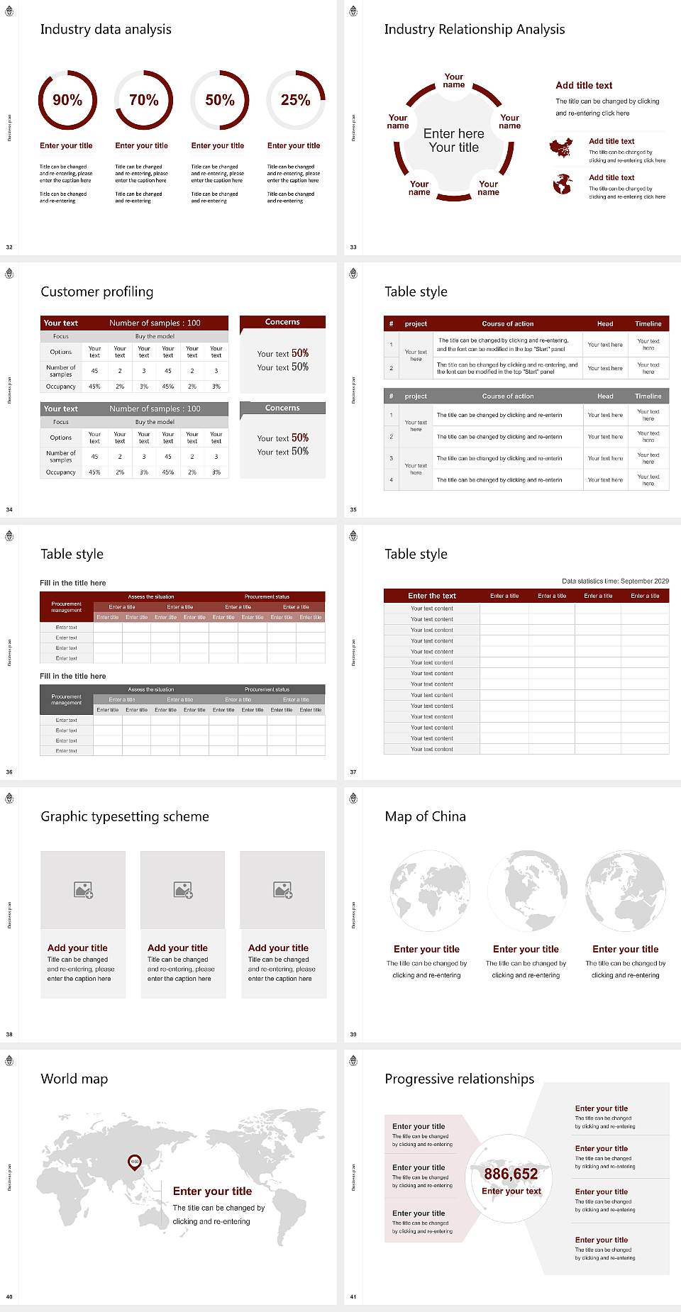 Radboud University Competition/Entrepreneurship Contest PPT Template4:3 ratio PPT effect preview image5
