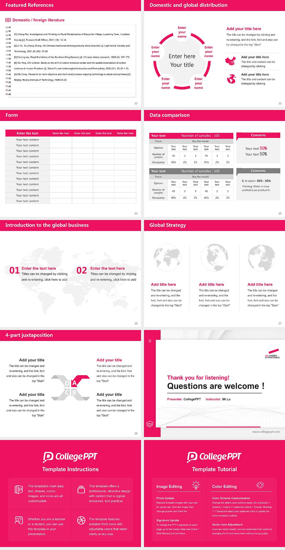 HAN University of Applied Sciences Thesis Proposal/Graduation Defense PPT Template4:3 ratio PPT effect preview image4