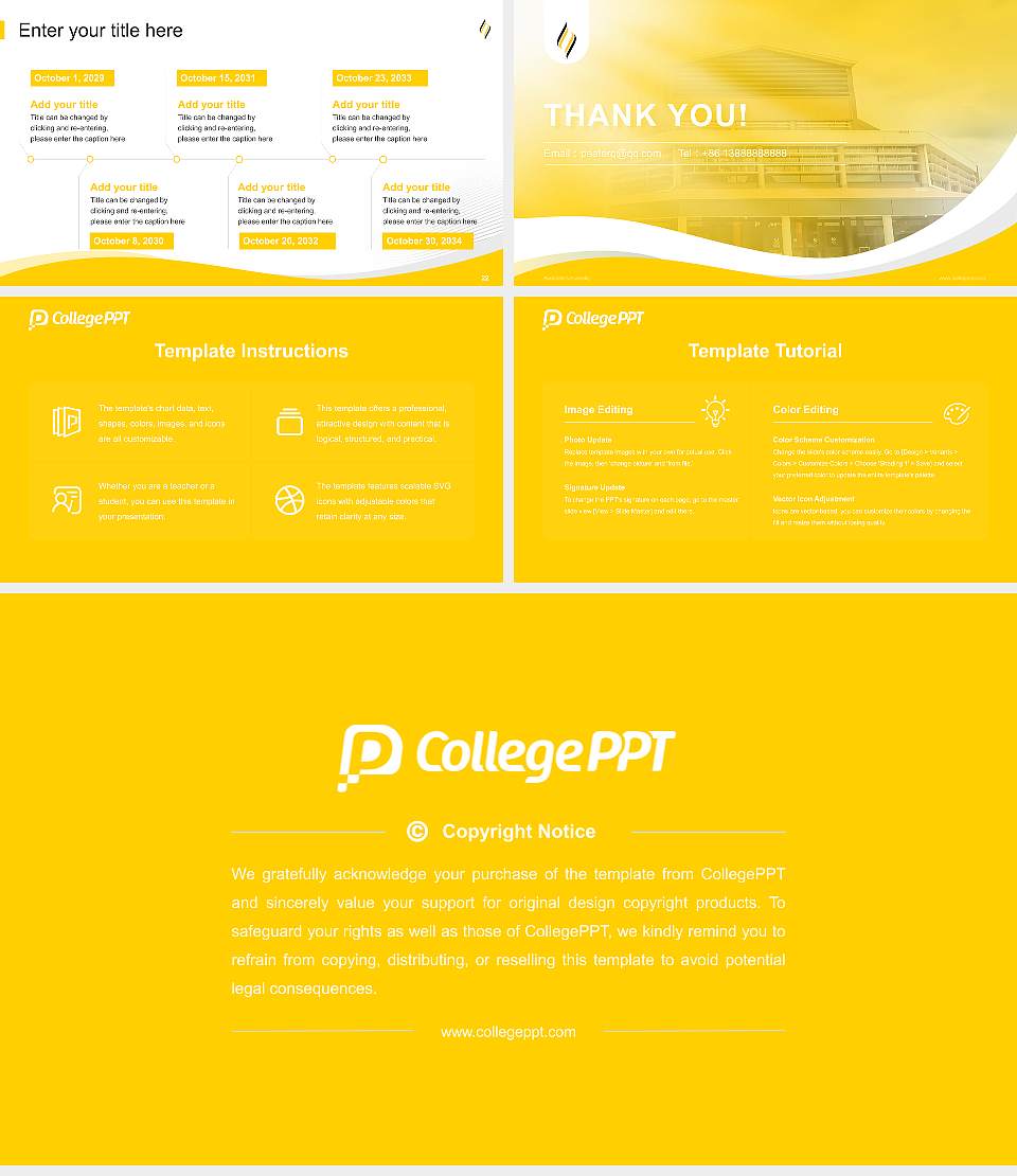 Avondale University Lecture Sharing and Networking Event PPT Template16:9 ratio PPT effect preview image4