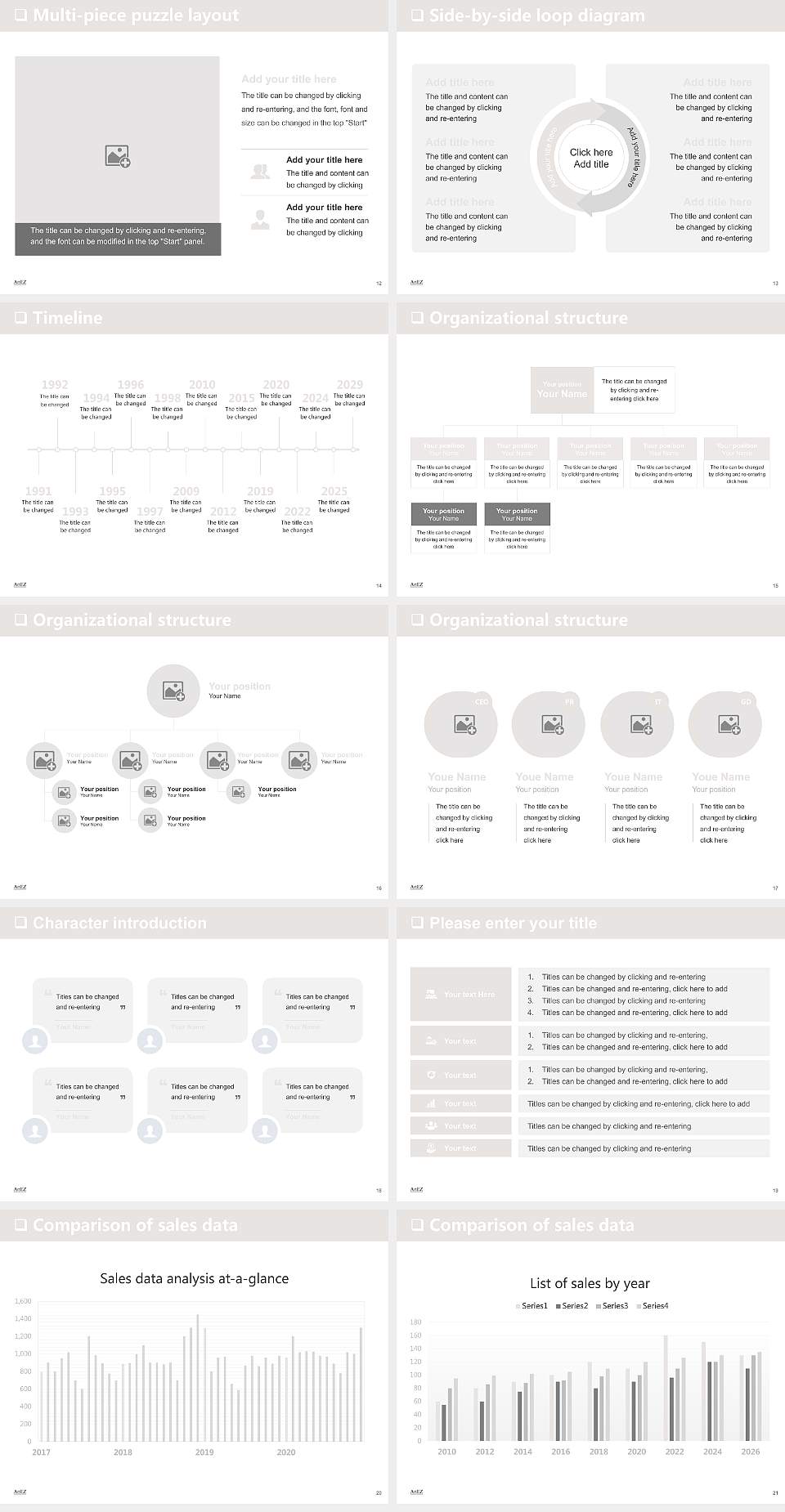 ArtEZ University of the Arts General Purpose PPT Template4:3 ratio PPT effect preview image3