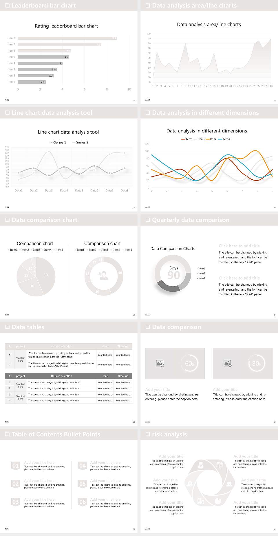 ArtEZ University of the Arts General Purpose PPT Template4:3 ratio PPT effect preview image4
