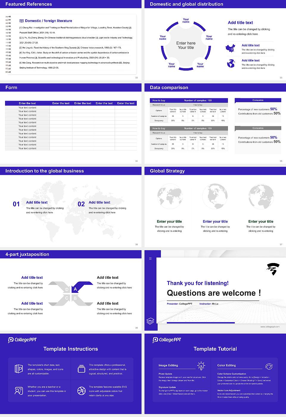 Amsterdam University of Applied Sciences Thesis Proposal/Graduation Defense PPT Template16:9 ratio PPT effect preview image4