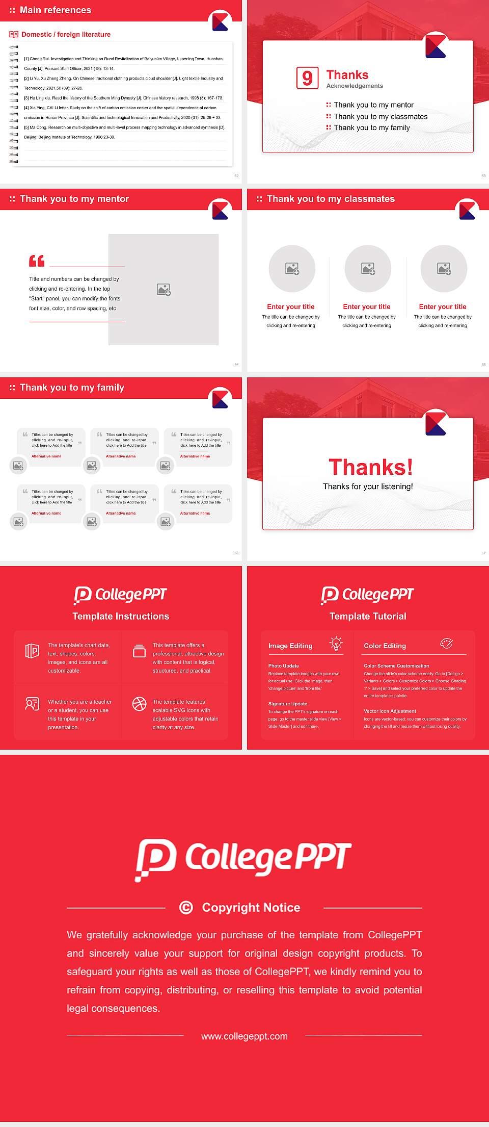 De Kempel Teacher Training College Graduation Thesis Defense PPT Template4:3 ratio PPT effect preview image7