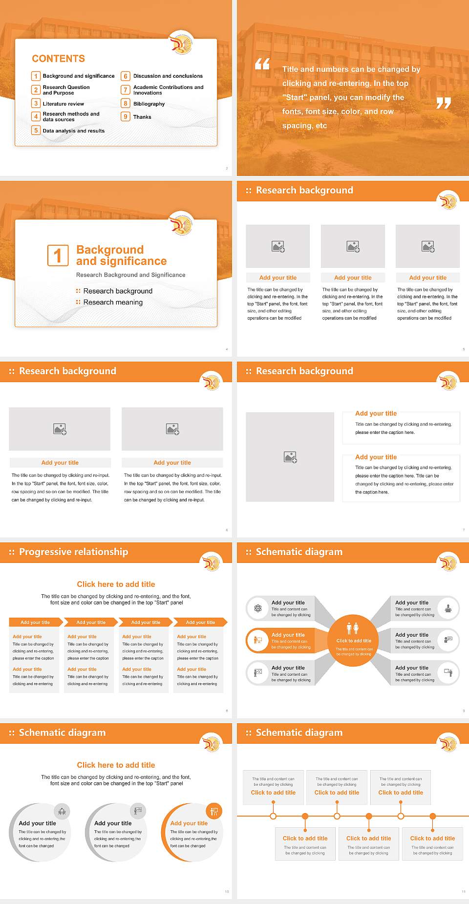 Bhagat Phool Singh Mahila Vishwavidyalaya Graduation Thesis Defense PPT Template4:3 ratio PPT effect preview image2