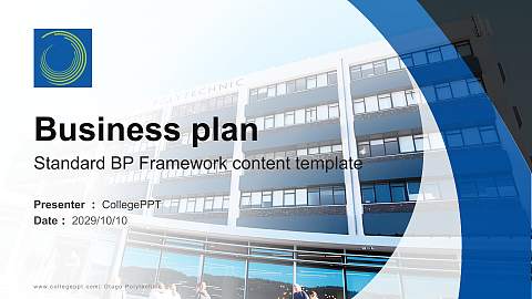 Otago Polytechnic Competition/Entrepreneurship Contest PPT Template