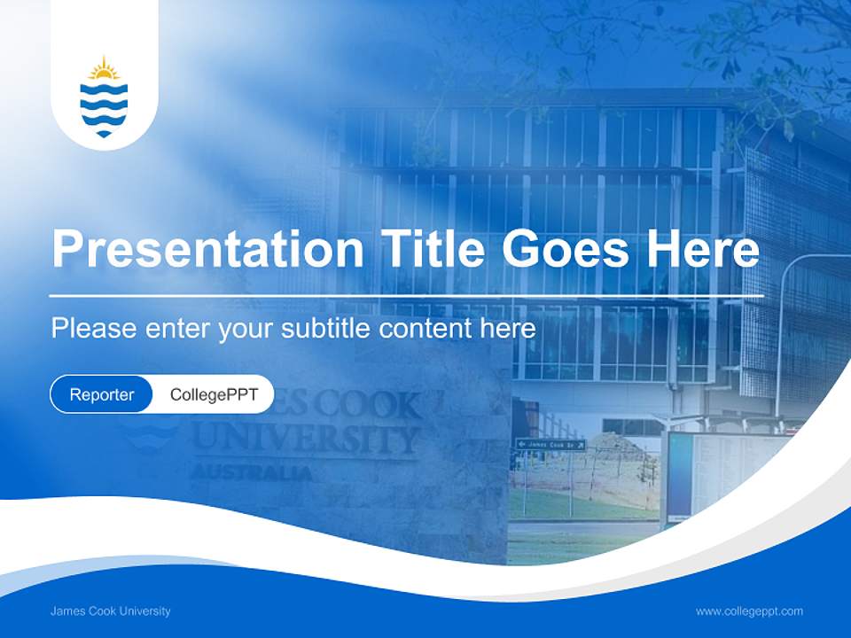 James Cook University Lecture Sharing and Networking Event PPT Template4:3 ratio PPT effect preview image4