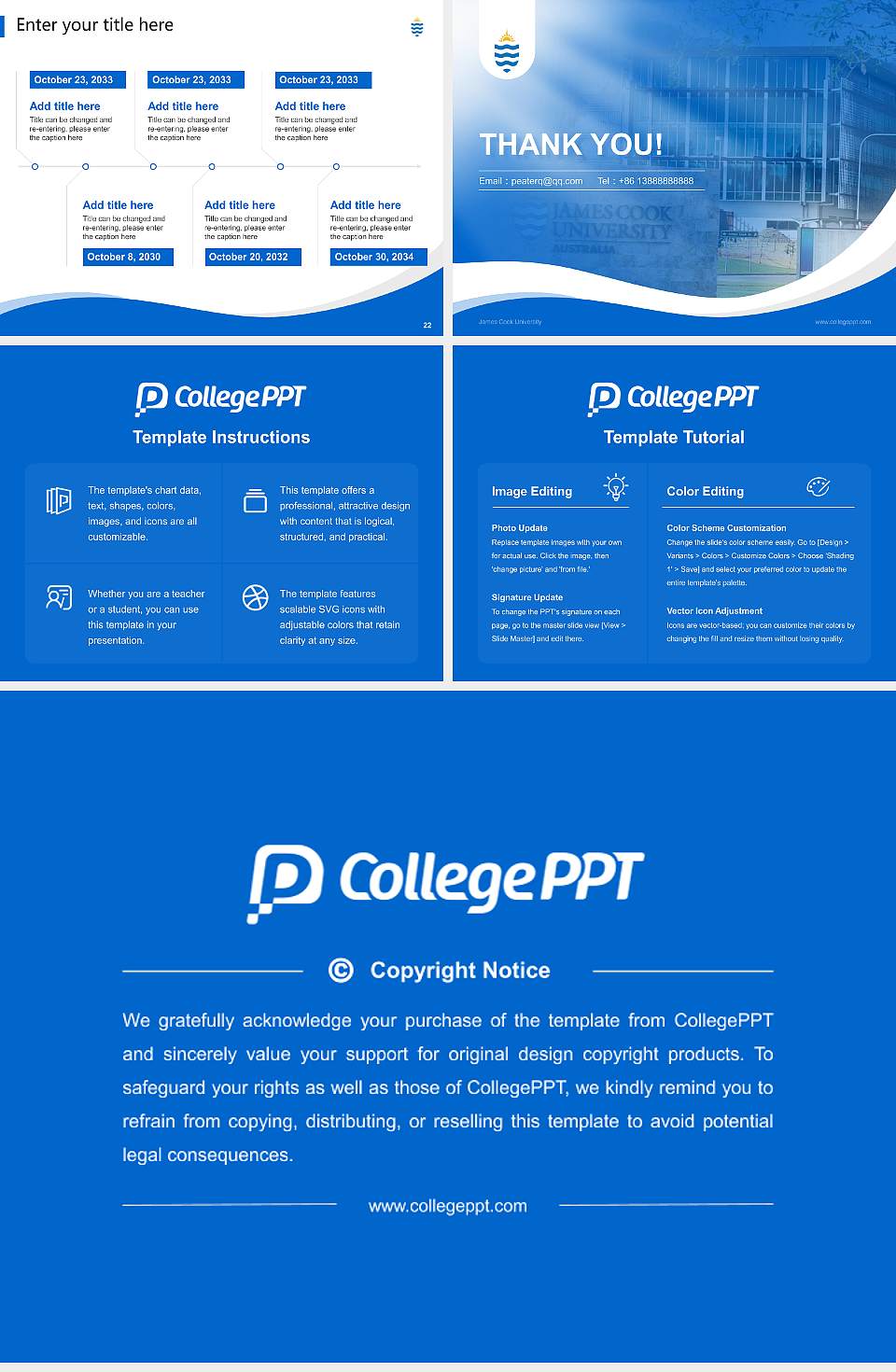 James Cook University Lecture Sharing and Networking Event PPT Template4:3 ratio PPT effect preview image4