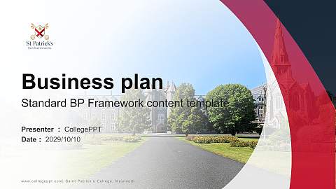Saint Patrick’s College, Maynooth Competition/Entrepreneurship Contest PPT Template
