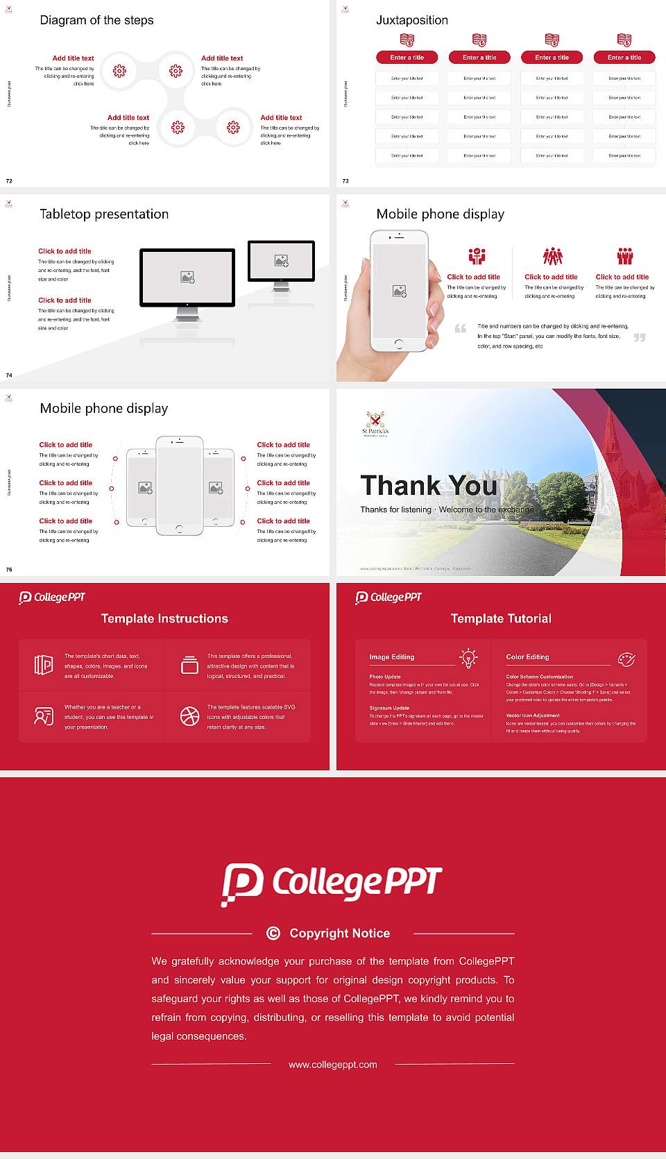 Saint Patrick’s College, Maynooth Competition/Entrepreneurship Contest PPT Template16:9 ratio PPT effect preview image9
