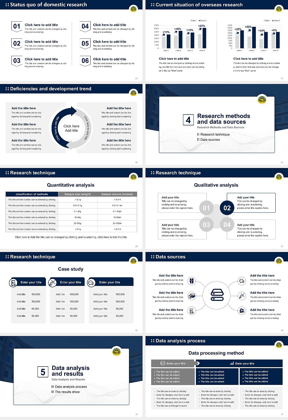 Central University of Jharkhand Graduation Thesis Defense PPT Template16:9 ratio PPT effect preview image4