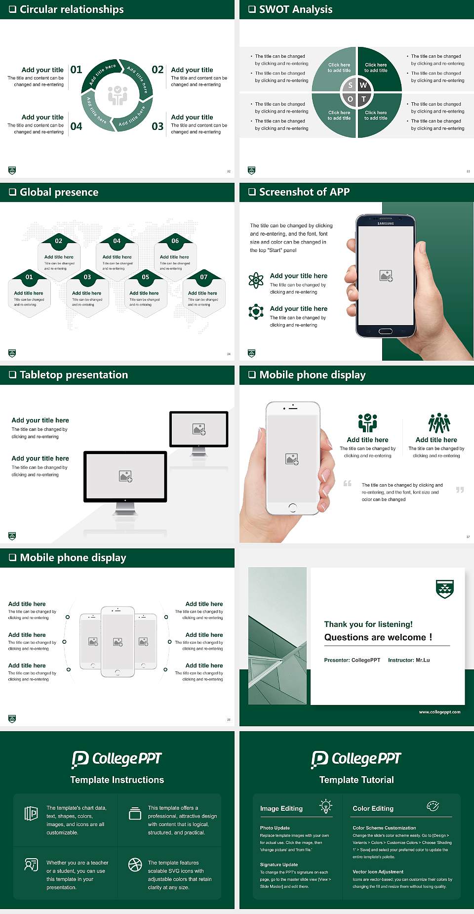 Victoria University of Wellington General Purpose PPT Template4:3 ratio PPT effect preview image5