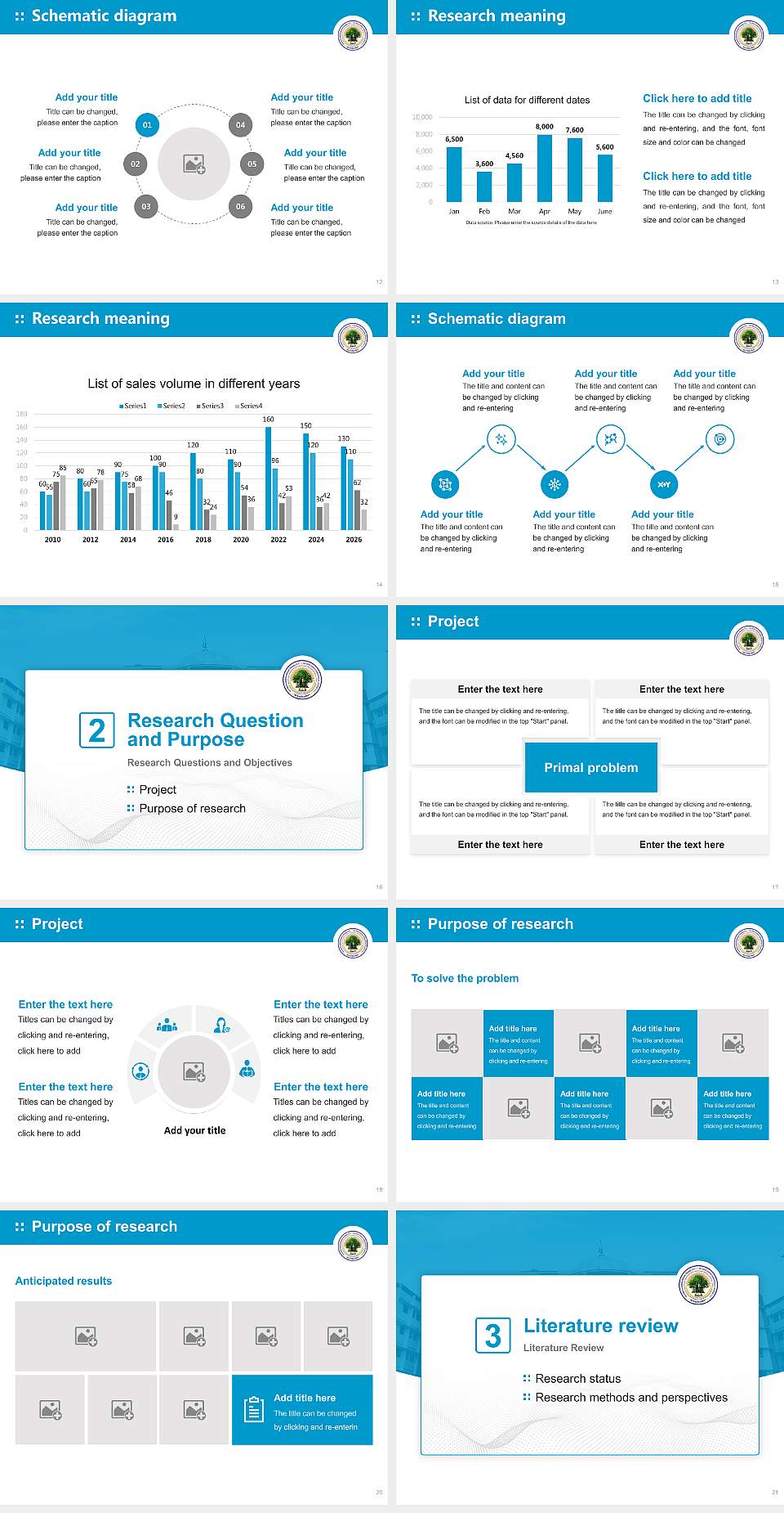 Atal Bihari Vajpayee Vishwavidyalaya Graduation Thesis Defense PPT Template4:3 ratio PPT effect preview image3