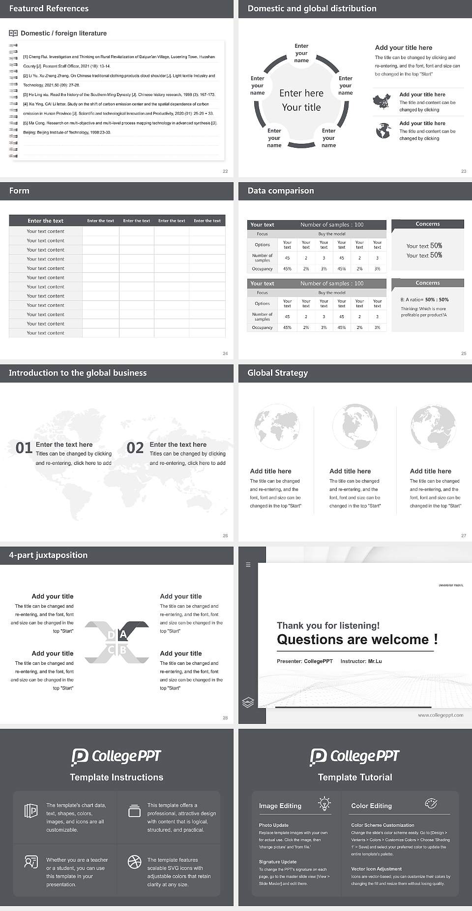 University of Twente Thesis Proposal/Graduation Defense PPT Template4:3 ratio PPT effect preview image4