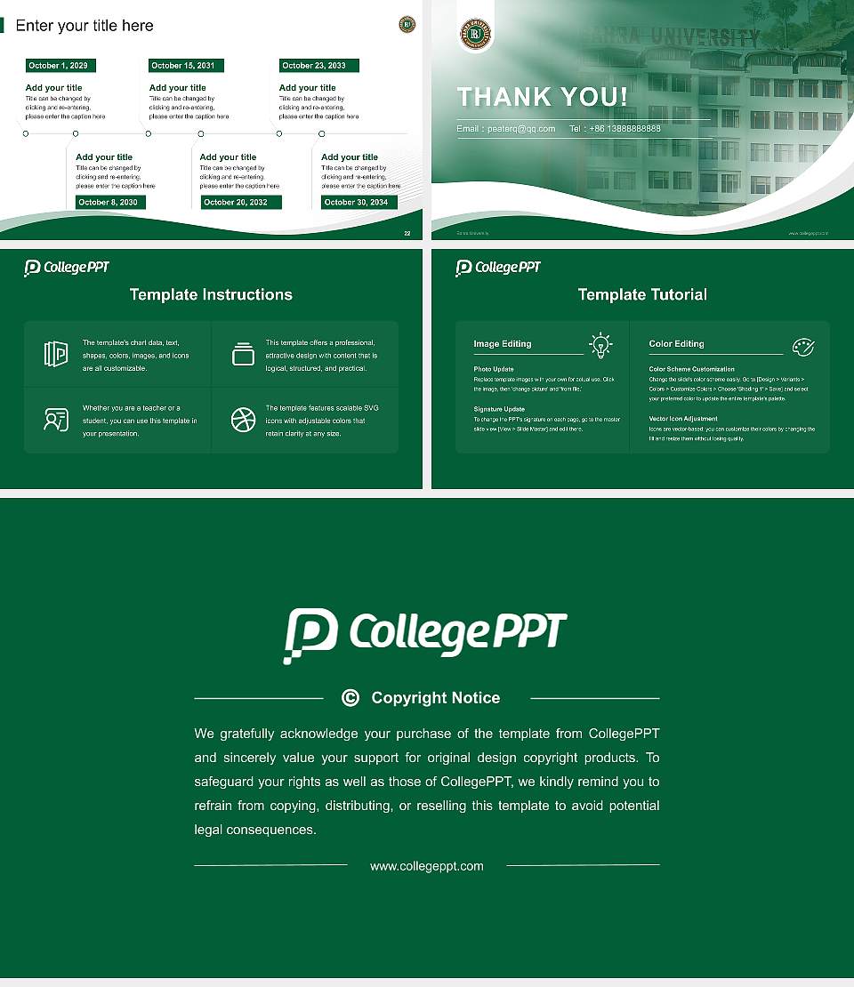Bahra University Lecture Sharing and Networking Event PPT Template16:9 ratio PPT effect preview image4