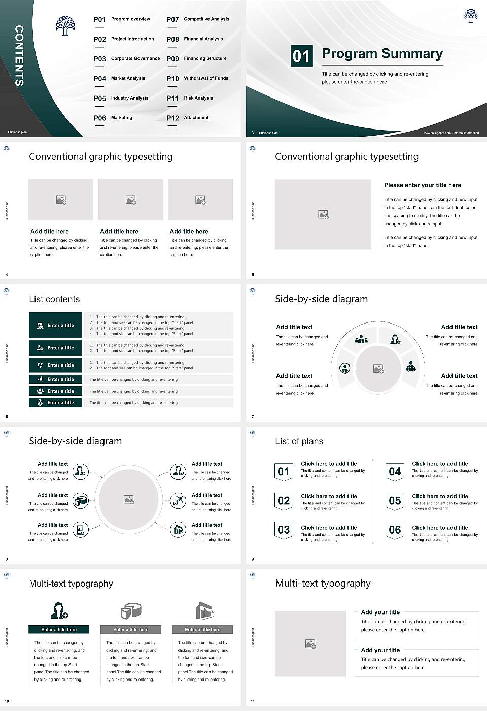 Notenboom Business School Competition/Entrepreneurship Contest PPT Template16:9 ratio PPT effect preview image2