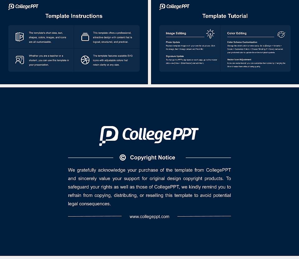 Maastricht University Course/Courseware Creation PPT Template16:9 ratio PPT effect preview image5