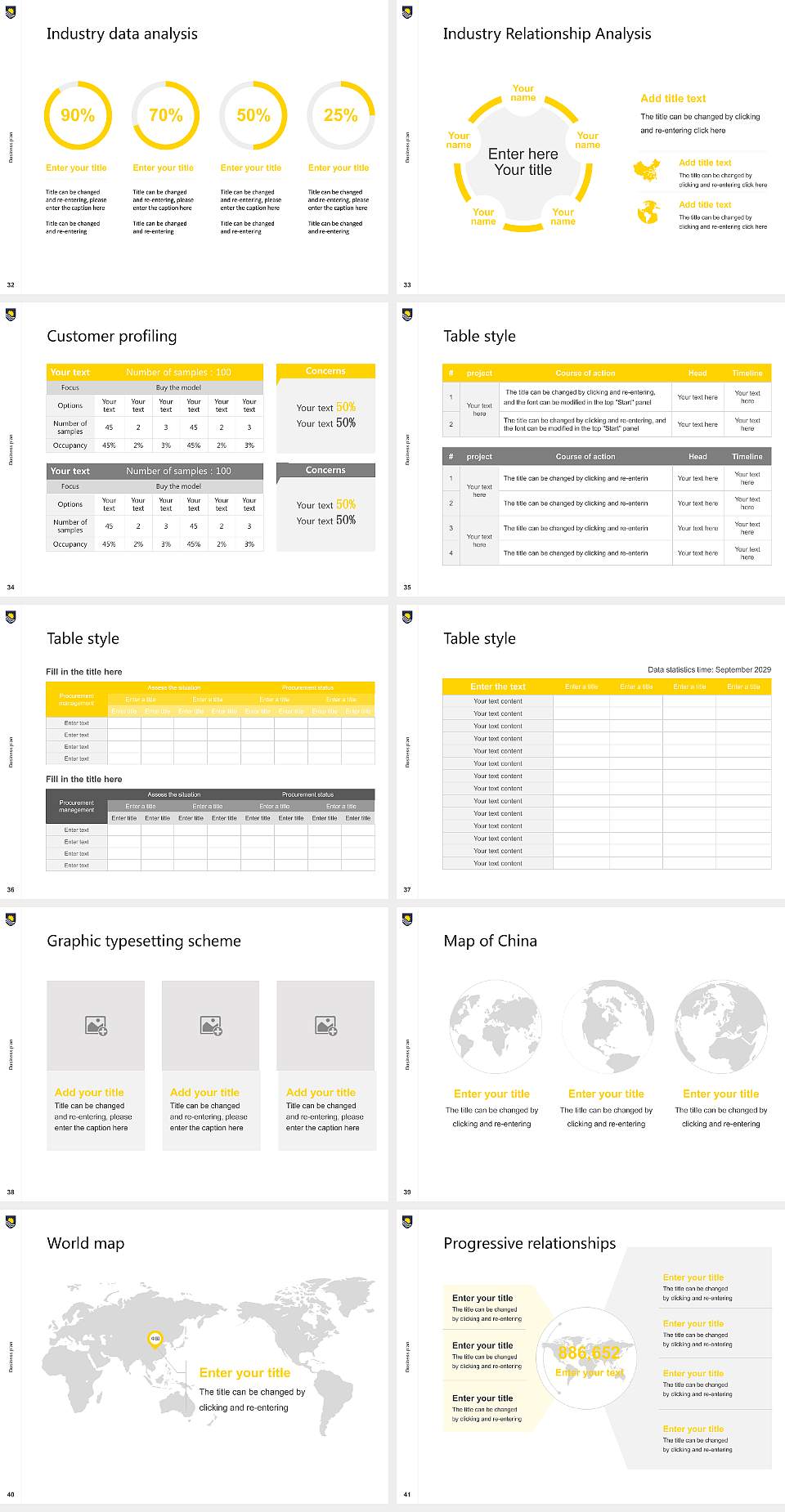 Flinders University Competition/Entrepreneurship Contest PPT Template4:3 ratio PPT effect preview image5