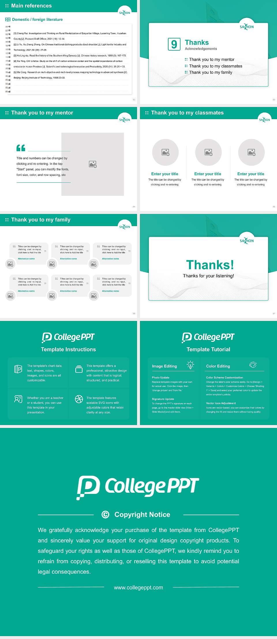 Saxion University of Applied Sciences Graduation Thesis Defense PPT Template4:3 ratio PPT effect preview image7