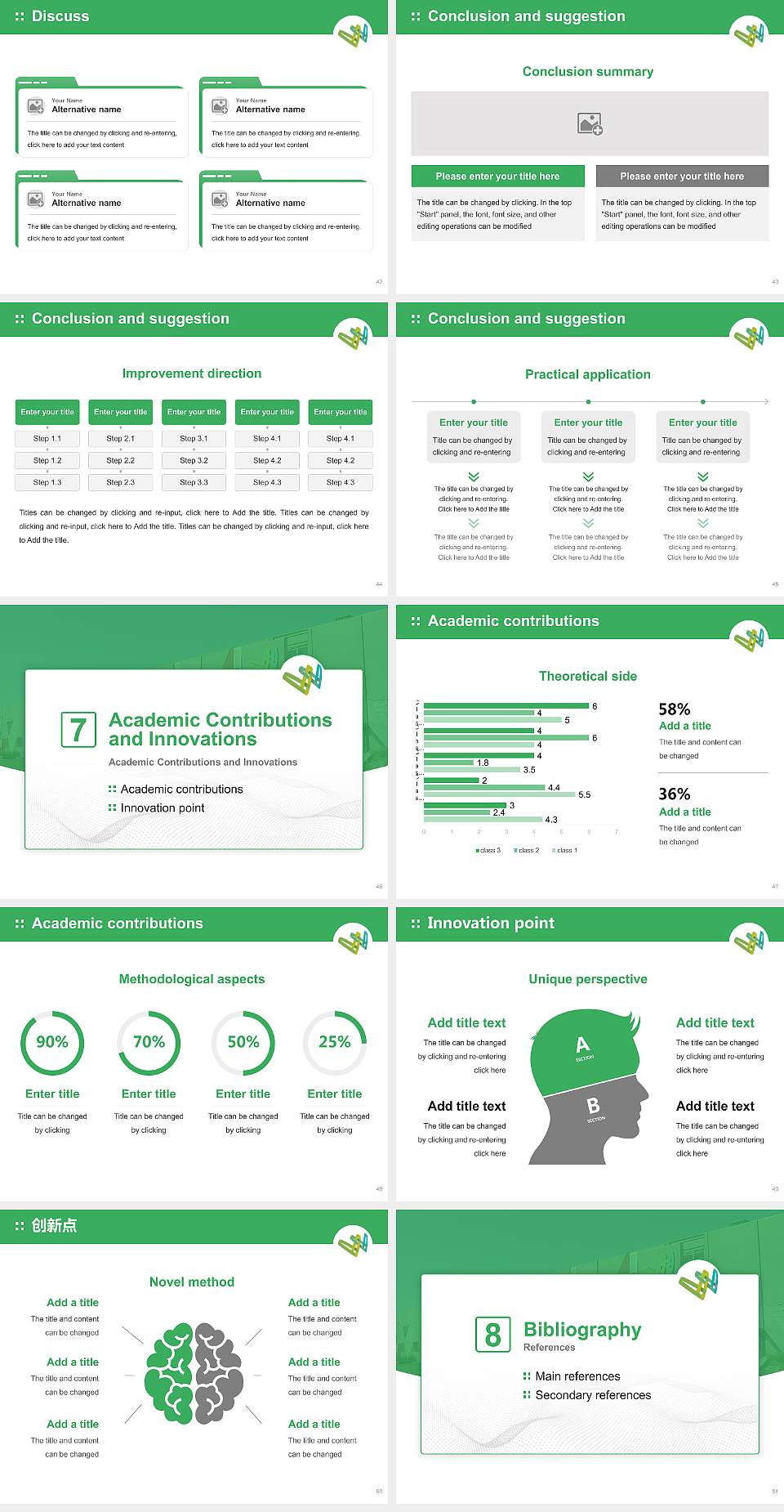 Whitireia New Zealand Graduation Thesis Defense PPT Template4:3 ratio PPT effect preview image6