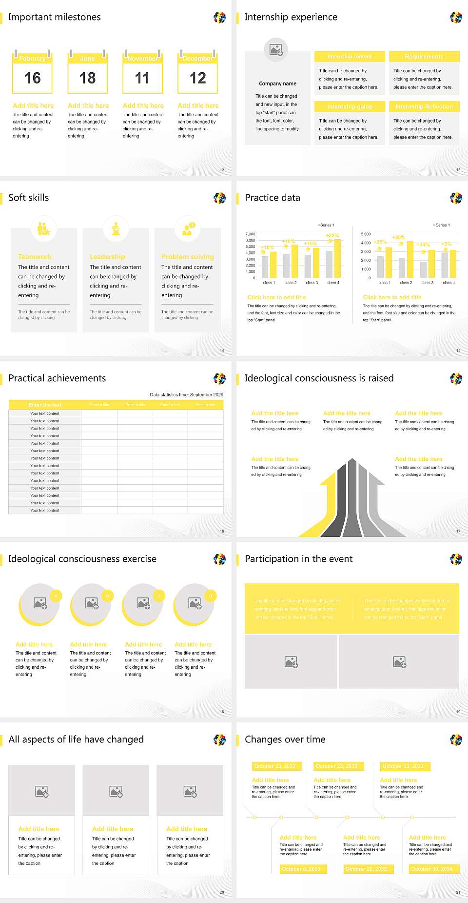 Waikato Institute of Technology National Scholarship Defense PPT Template4:3 ratio PPT effect preview image3