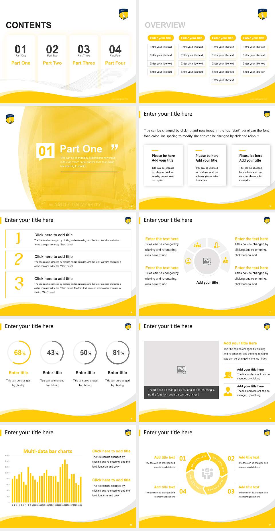 Amity University, Patna Lecture Sharing and Networking Event PPT Template4:3 ratio PPT effect preview image2